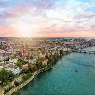 Basel Panorama bei Abenddämmerung / Basel Panorama at dusk