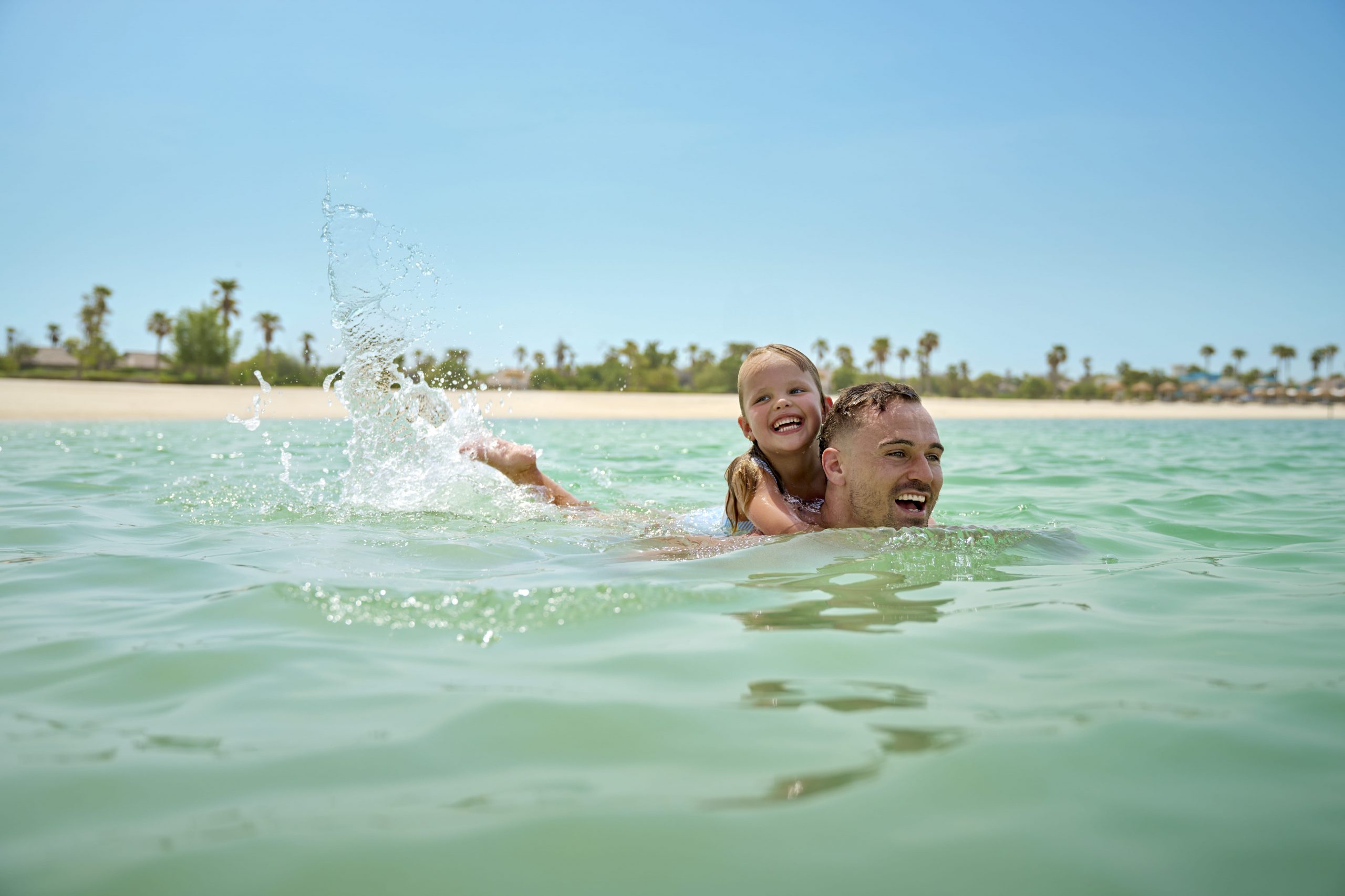 Banana-Island-Father-Daughter-Swimming-min